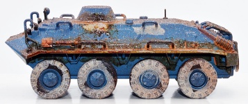 NPE Modellbau NA88965 - H0 - Schützenpanzer SPW BTR 60 PB Polen MILICIA